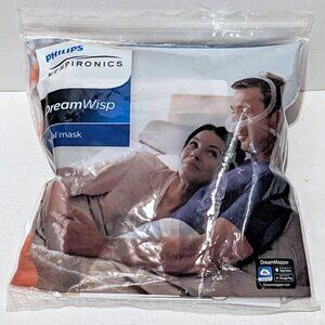 Phillips 1137916 -OPEN PACK- DreamWisp Silicone Full Face Mask S/M/L NEW OPEN